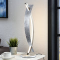 LED bordlampe Marija dimbar sølvfarget 62 cm forfra