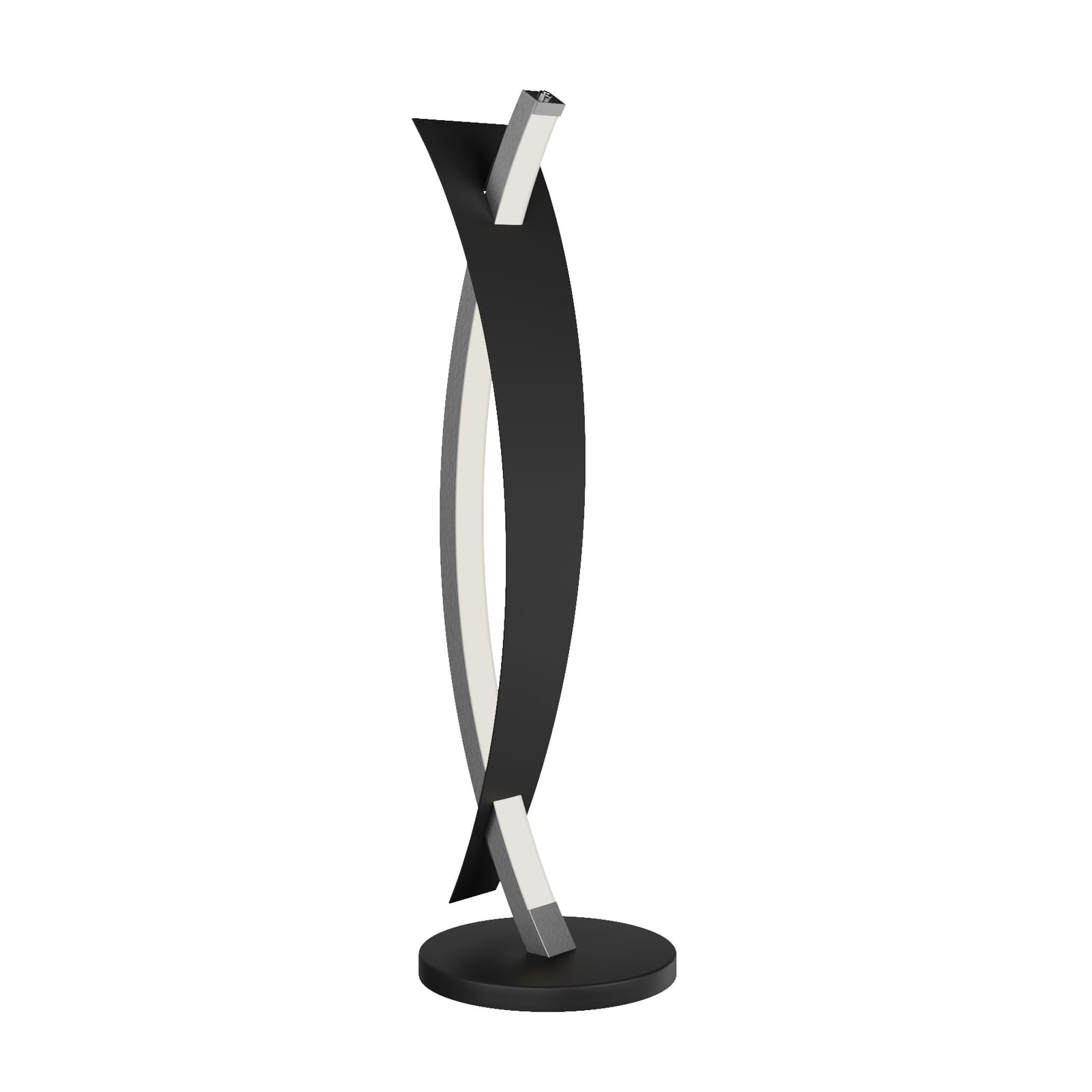 LED bordlampe Marija dimbar svart-gull 62 cm fotdetalj