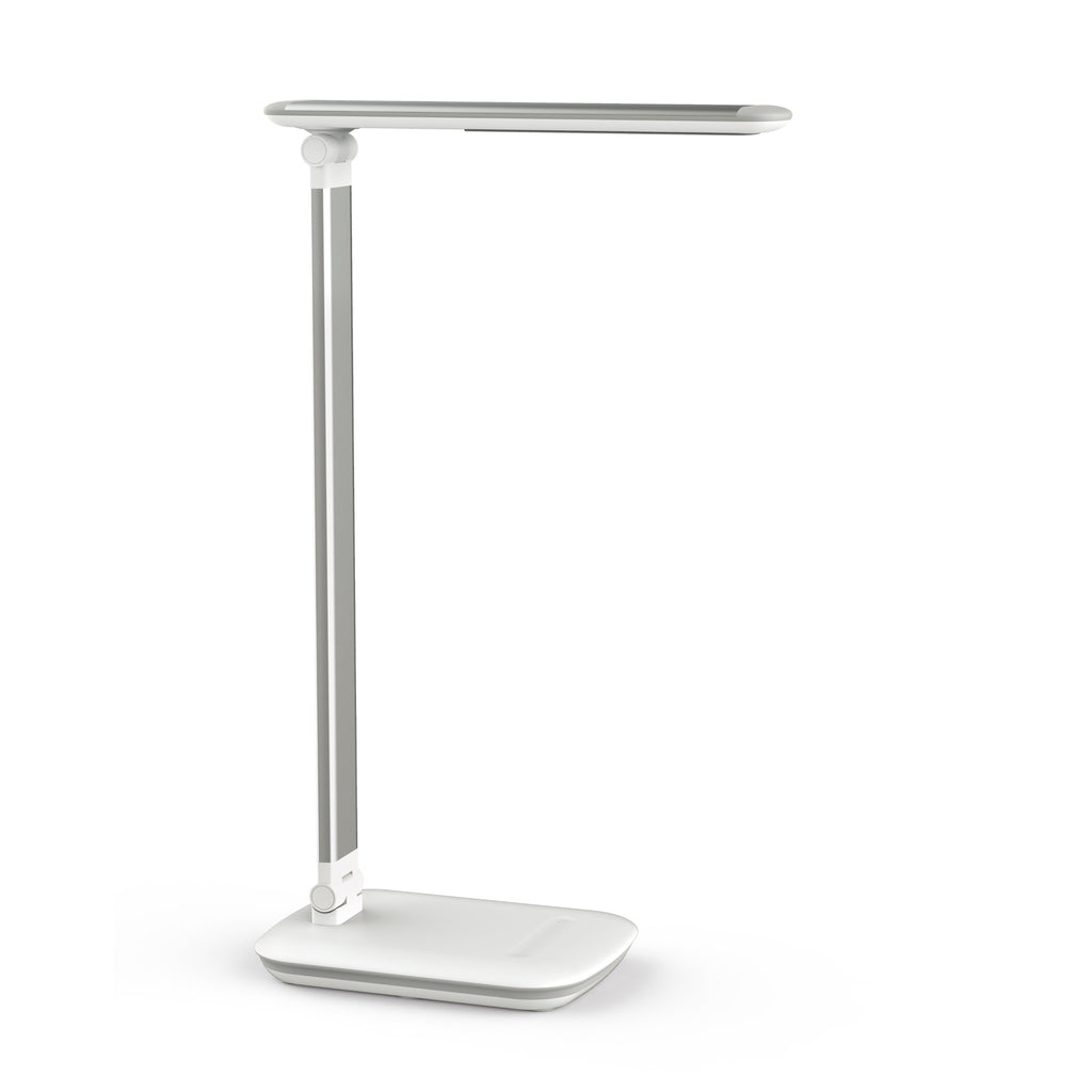 LED bordlampe MAULjazzy dimbar hvit 43 cm detalj USB-port