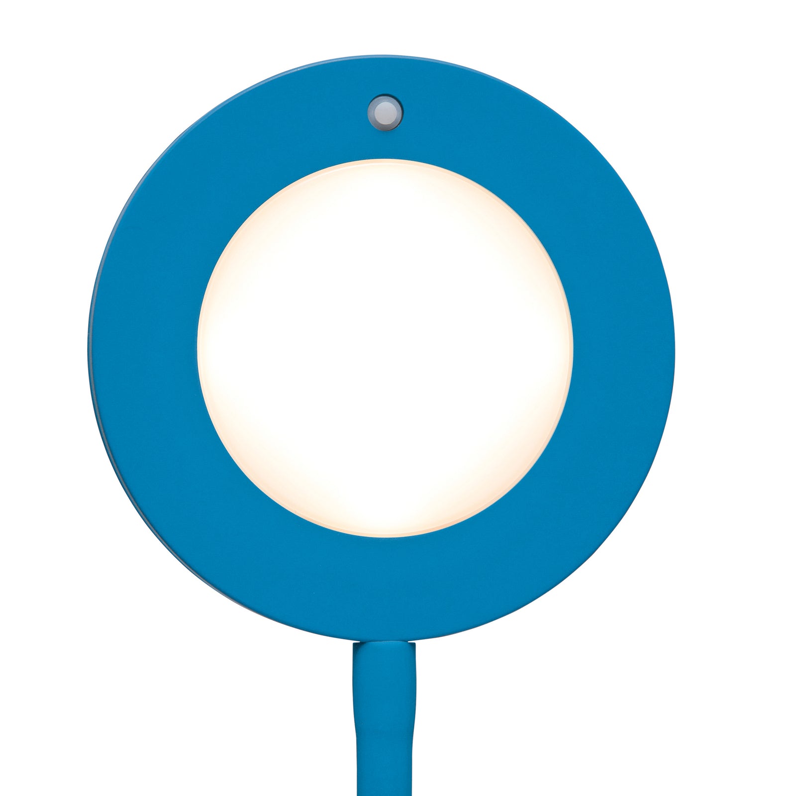 Detalj av LED bordlampe MAULjoy blå metall