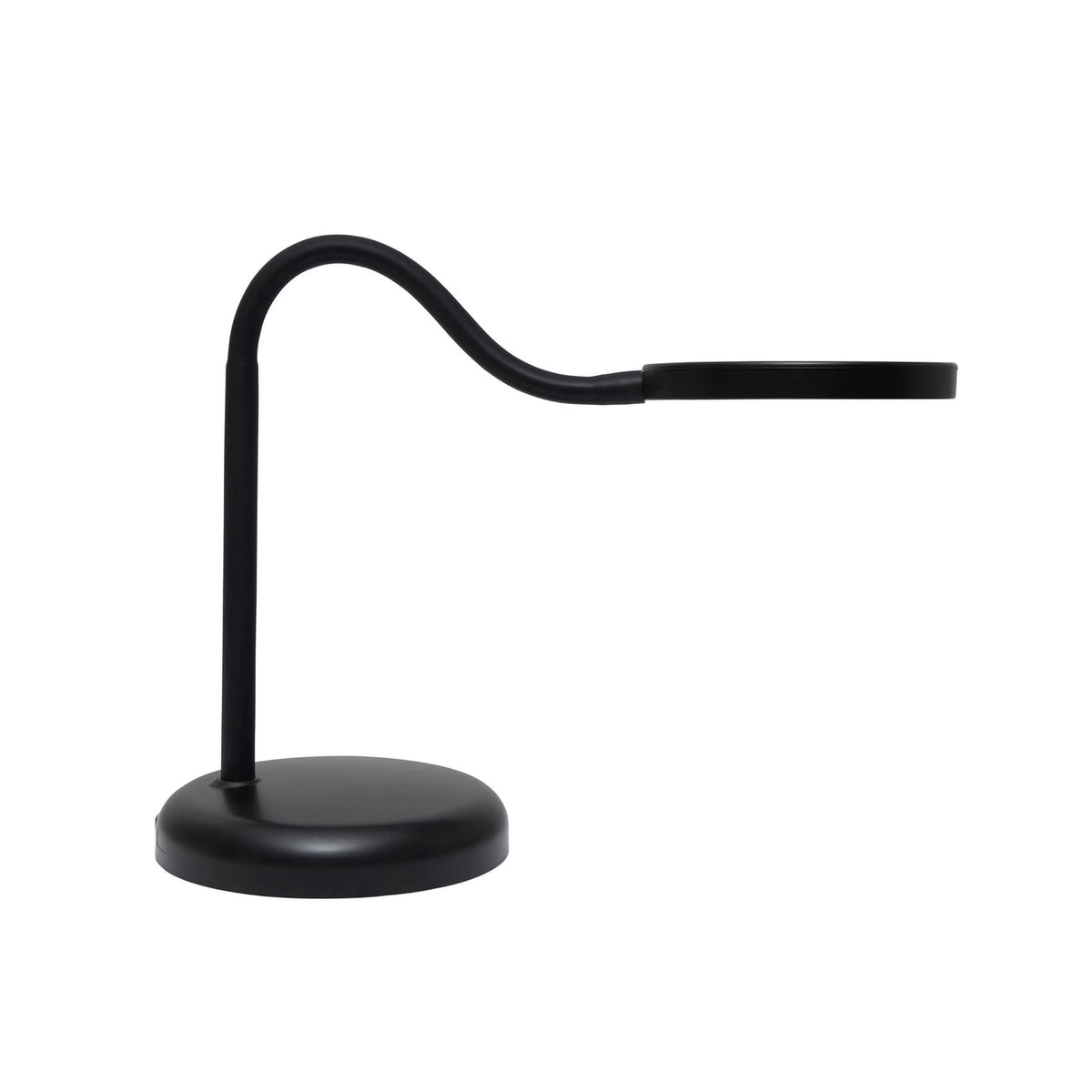 LED bordlampe MAULjoy svart metall detalj av lampehode