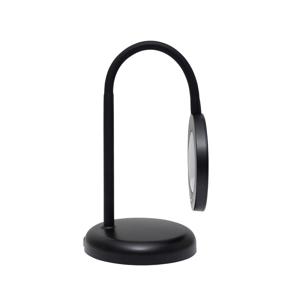 LED bordlampe MAULjoy svart metall nærbilde av bryter