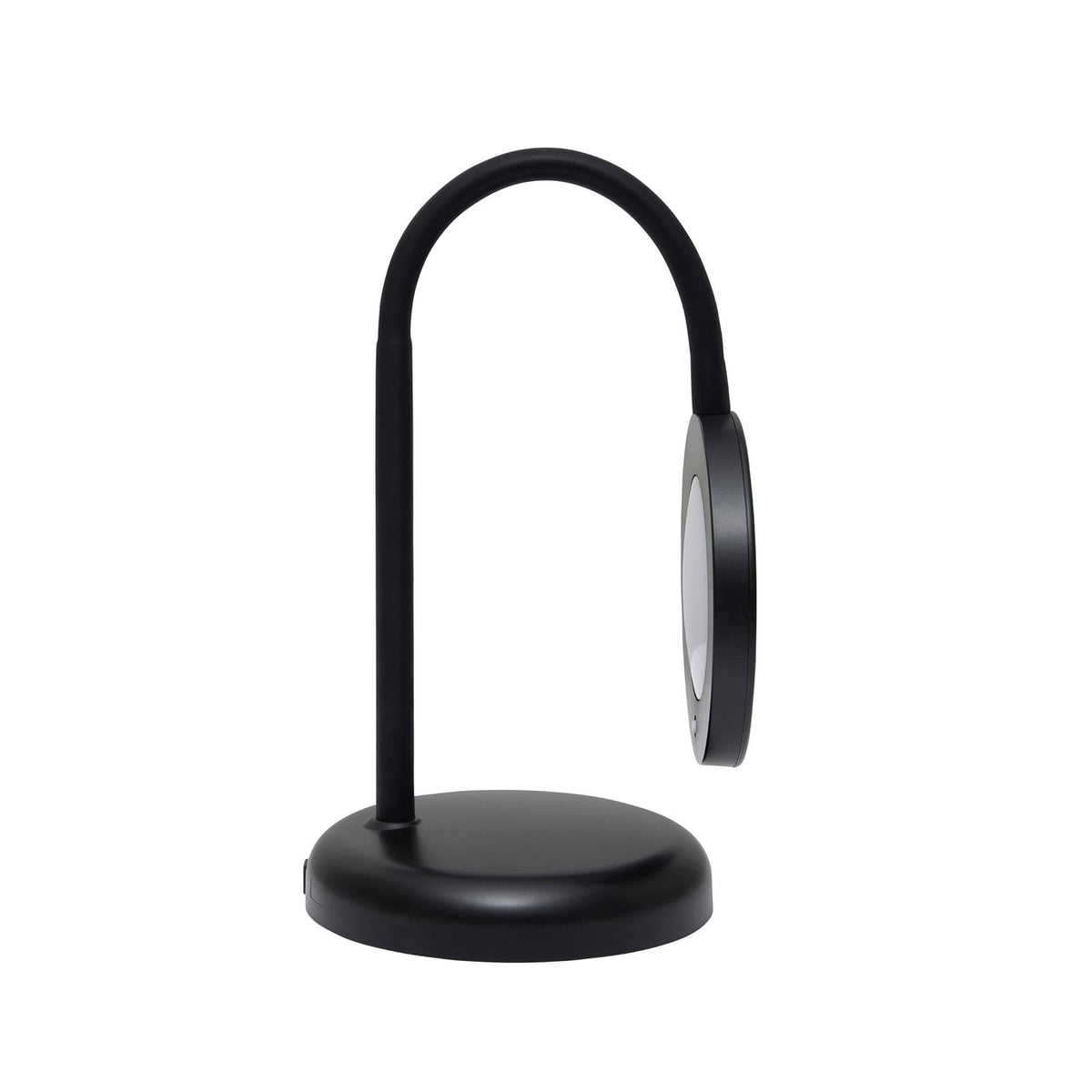 LED bordlampe MAULjoy svart metall nærbilde av bryter
