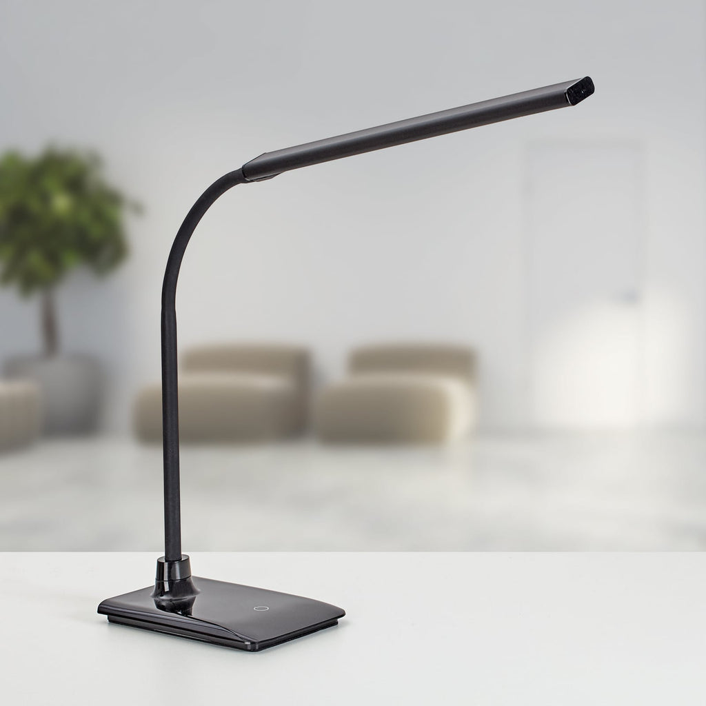 LED bordlampe MAULpirro svart 37 cm dimbar varmhvit forfra