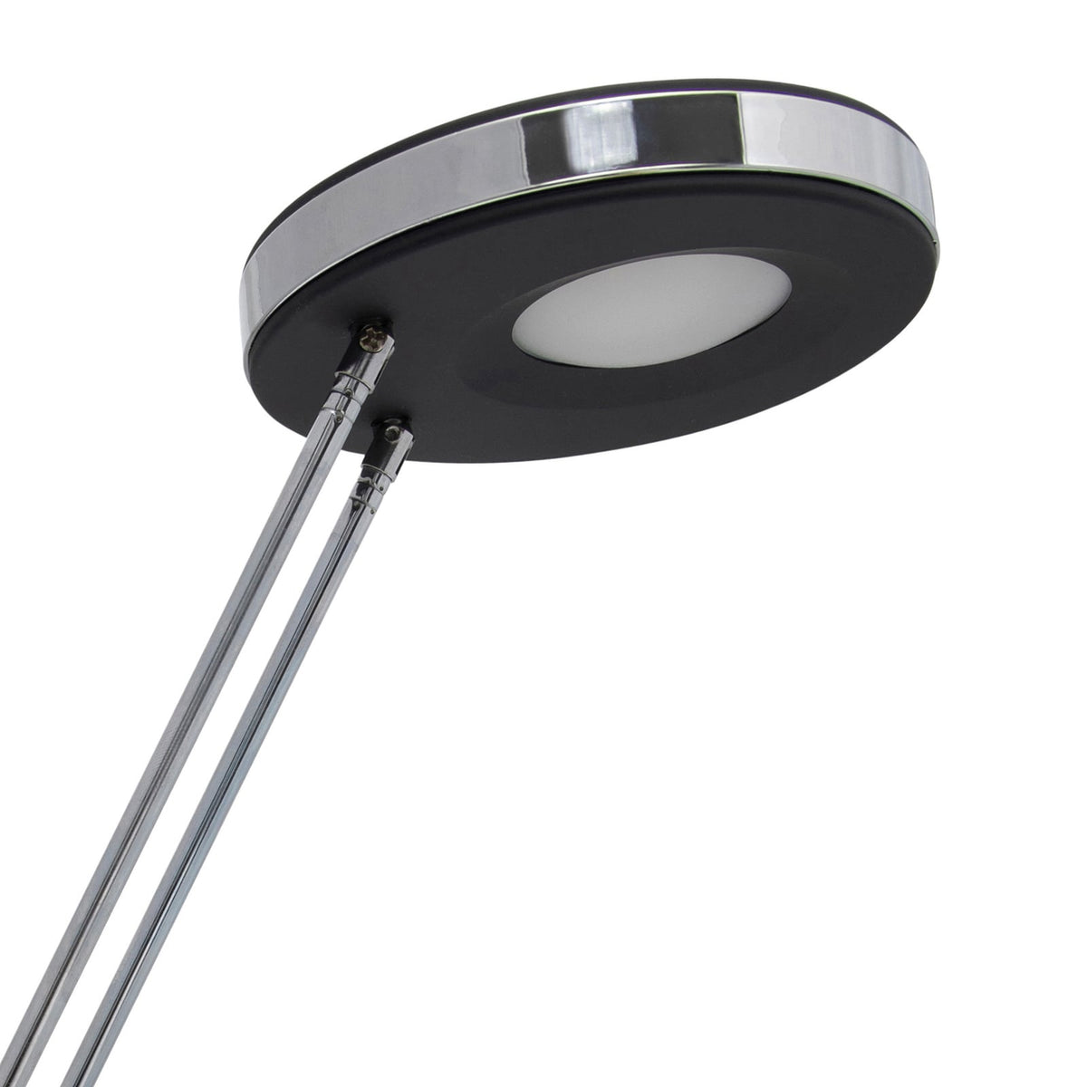 LED bordlampe MAULpuck svart teleskoparm justerbar arm