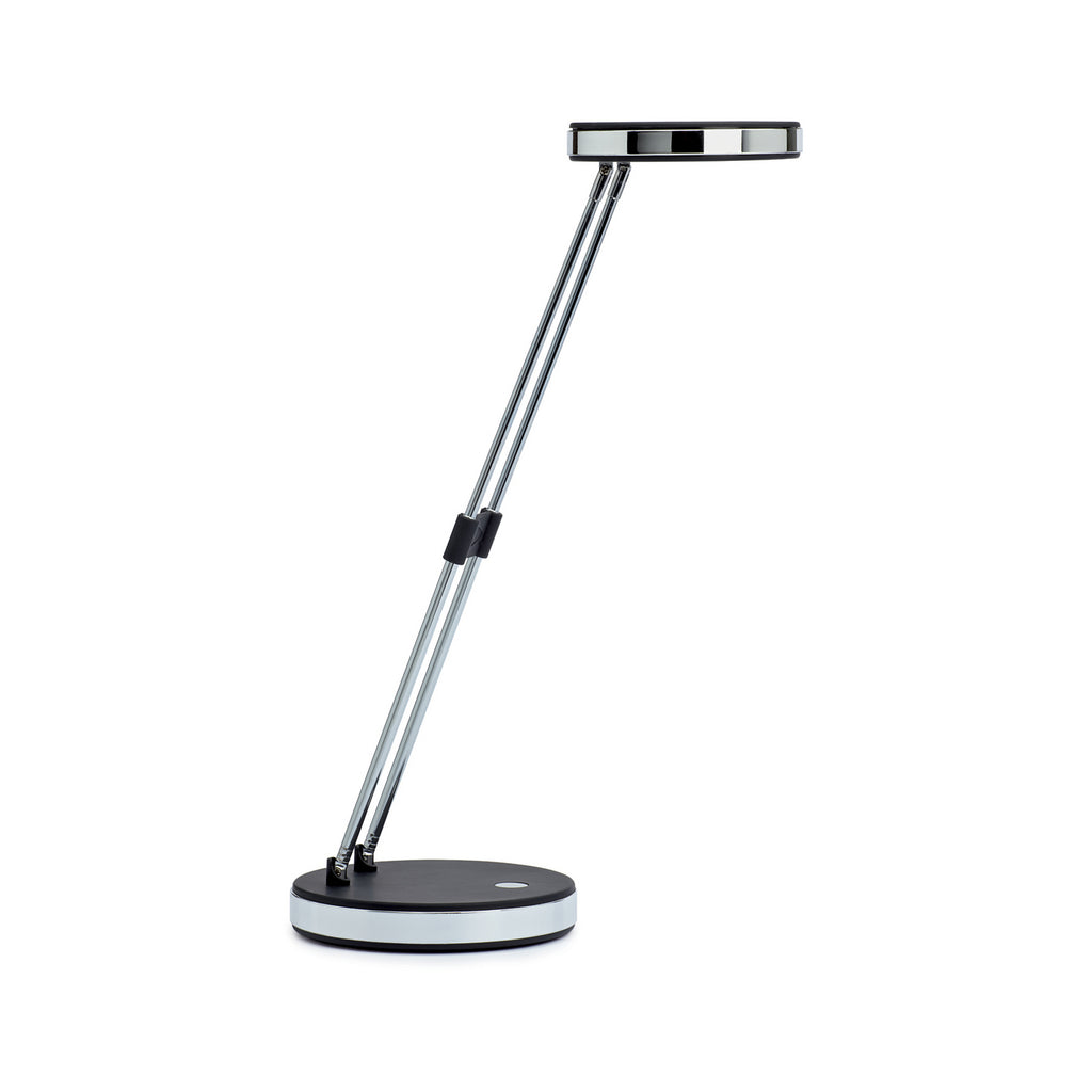 LED bordlampe MAULpuck svart teleskoparm kabeldetalj