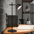 LED bordlampe Maxima dimbar høydejusterbar svart 41 cm forfra
