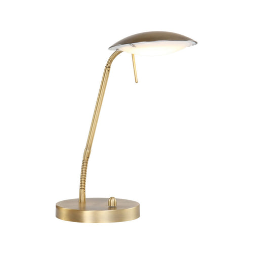 LED bordlampe Mexlite justerbar bronse 10W varmhvit forfra