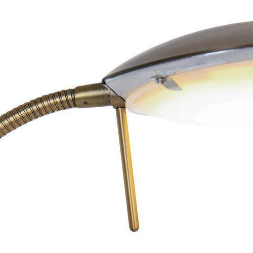 LED bordlampe Mexlite justerbar bronse 10W varmhvit bakside