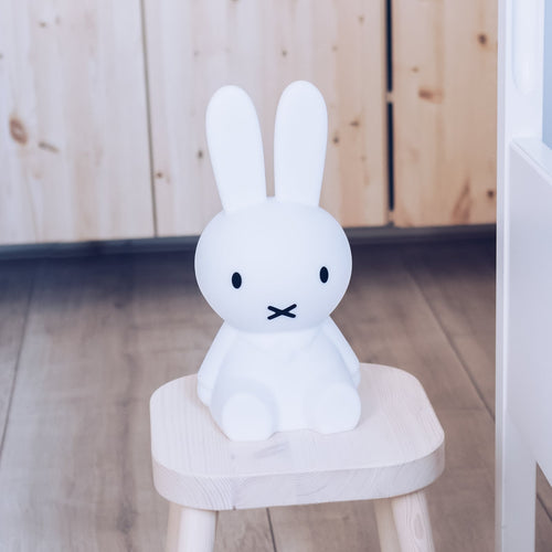 LED bordlampe Miffy First Light oppladbar dimbar 30 cm forfra