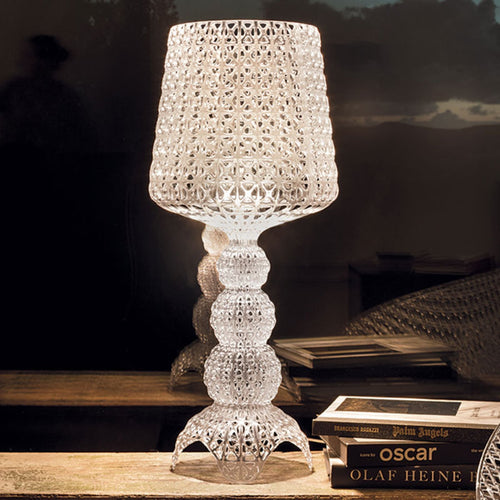 LED bordlampe Mini Kabuki dimbar klar H70 cm forfra
