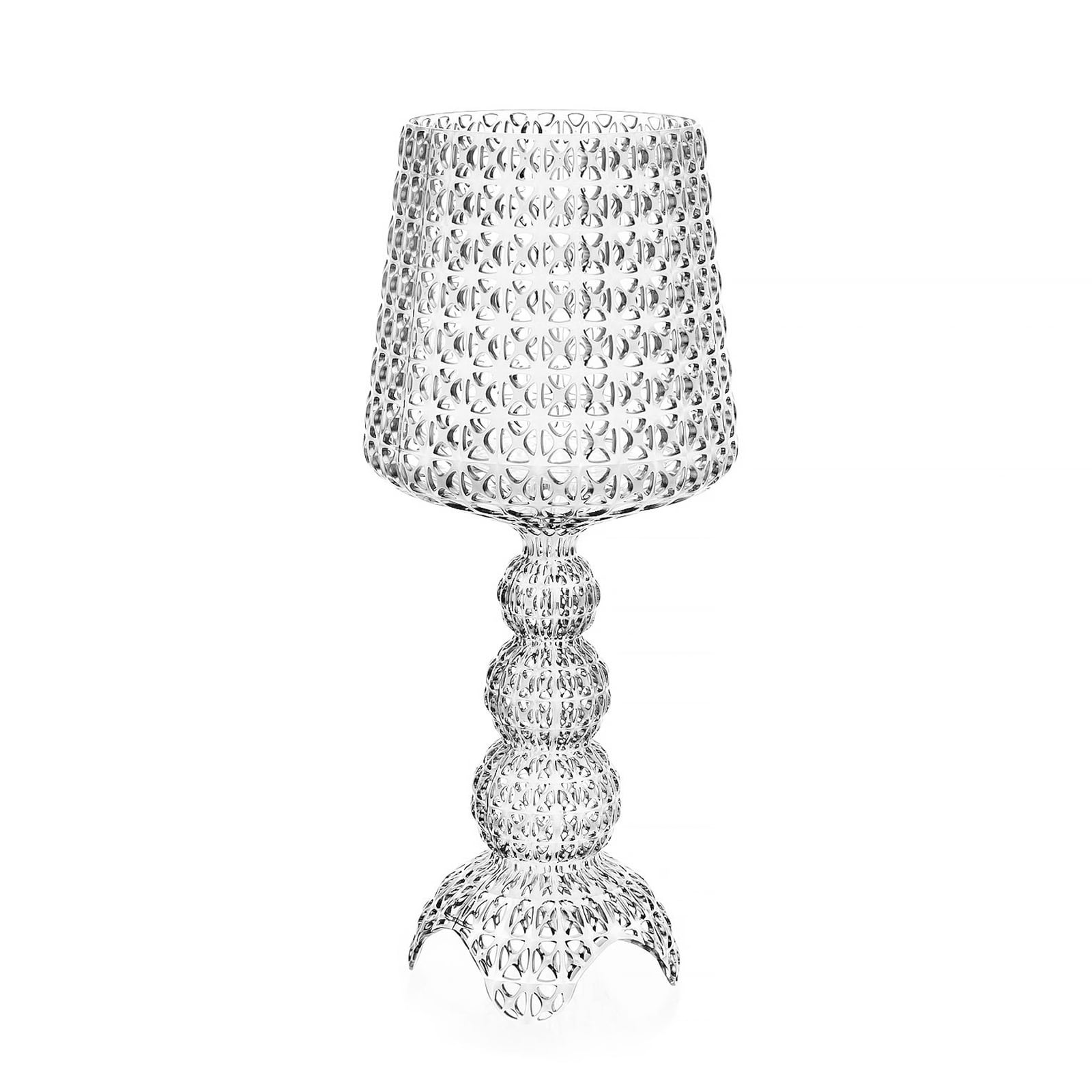 LED bordlampe Mini Kabuki dimbar klar H70 cm montert i rom