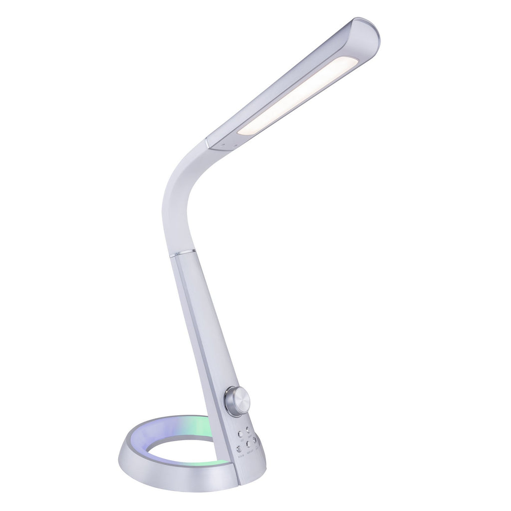 Detalj av fleksibel arm på LED bordlampe Mitti dimbar CCT RGB med USB