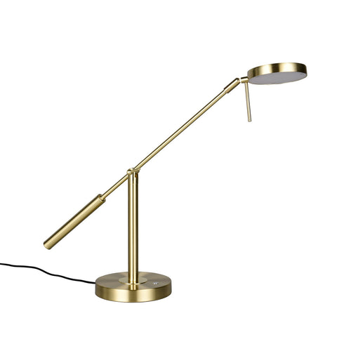 LED bordlampe Monza dimbar CCT messing 52 cm forfra