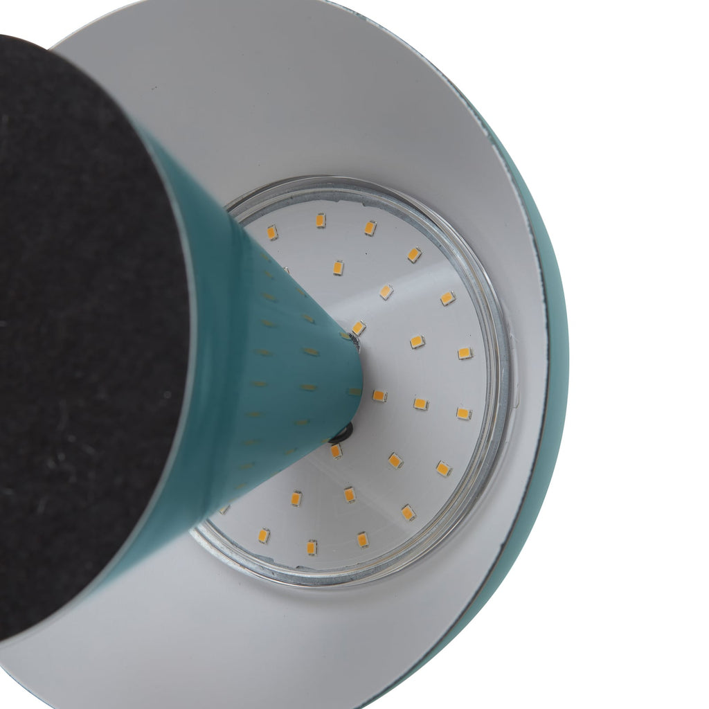 LED bordlampe Nevijo petrol farge