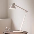 LED bordlampe NJP dimbar hvit aluminium 3000K forfra