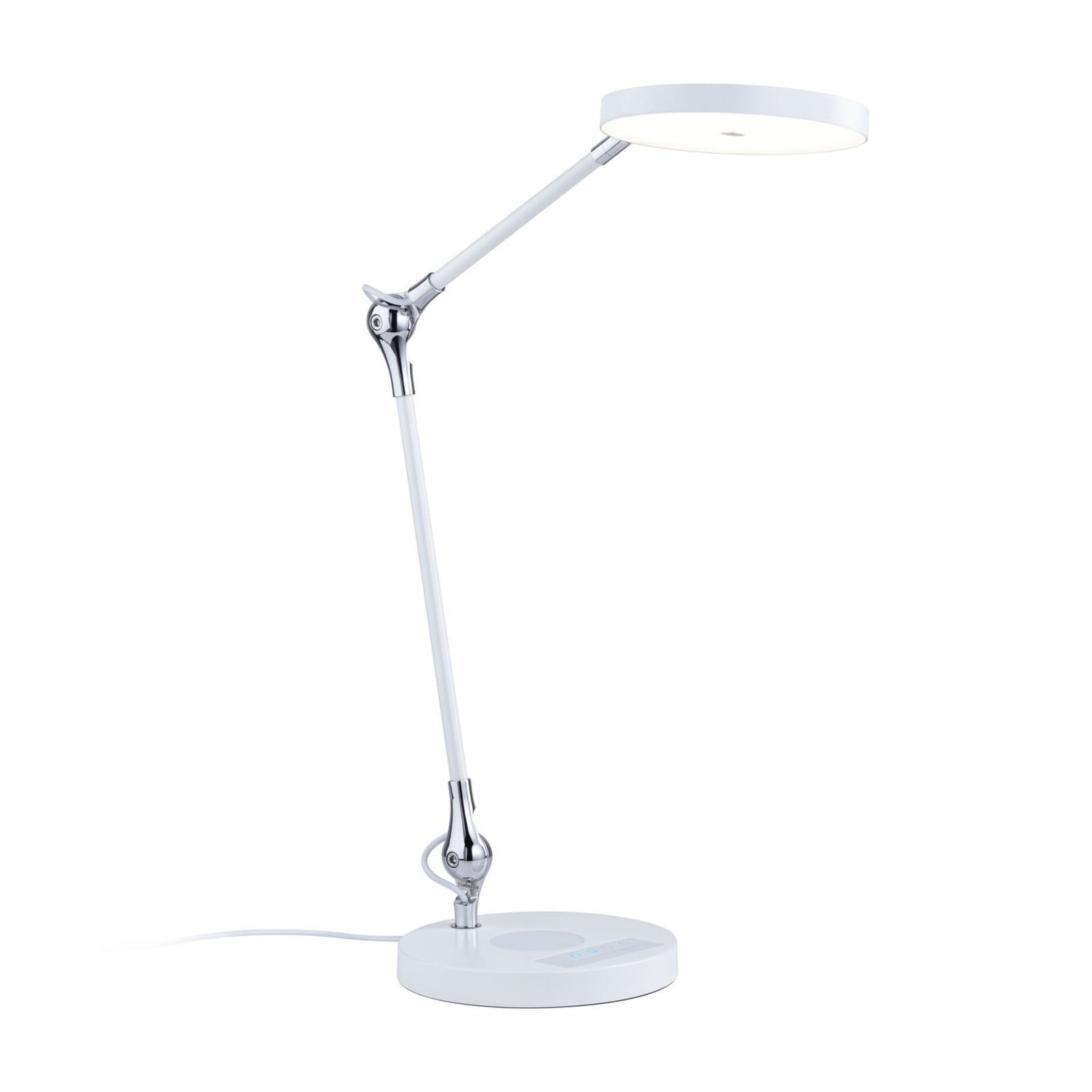 LED bordlampe Numis dimbar CCT med Qi-lading hvit bakside