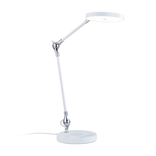 LED bordlampe Numis dimbar CCT med Qi-lading hvit bakside