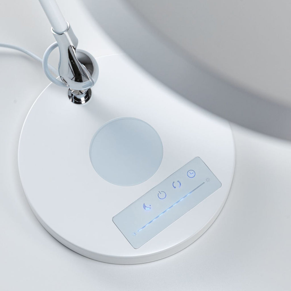 LED bordlampe Numis dimbar CCT med Qi-lading hvit synlig lampehode