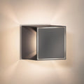 LED bordlampe Nutalis mini oppladbar dimbar grafitt IP54 forfra