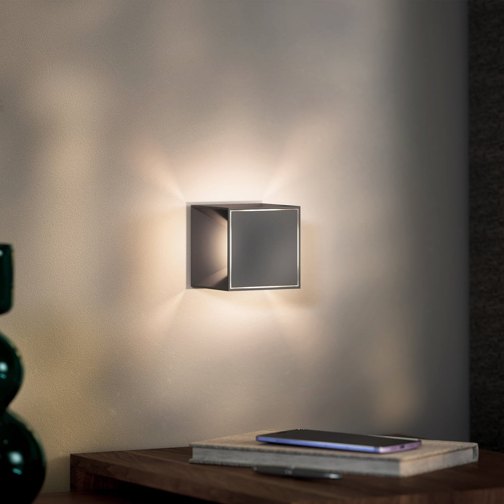 LED bordlampe Nutalis mini oppladbar dimbar grafitt IP54 bakside