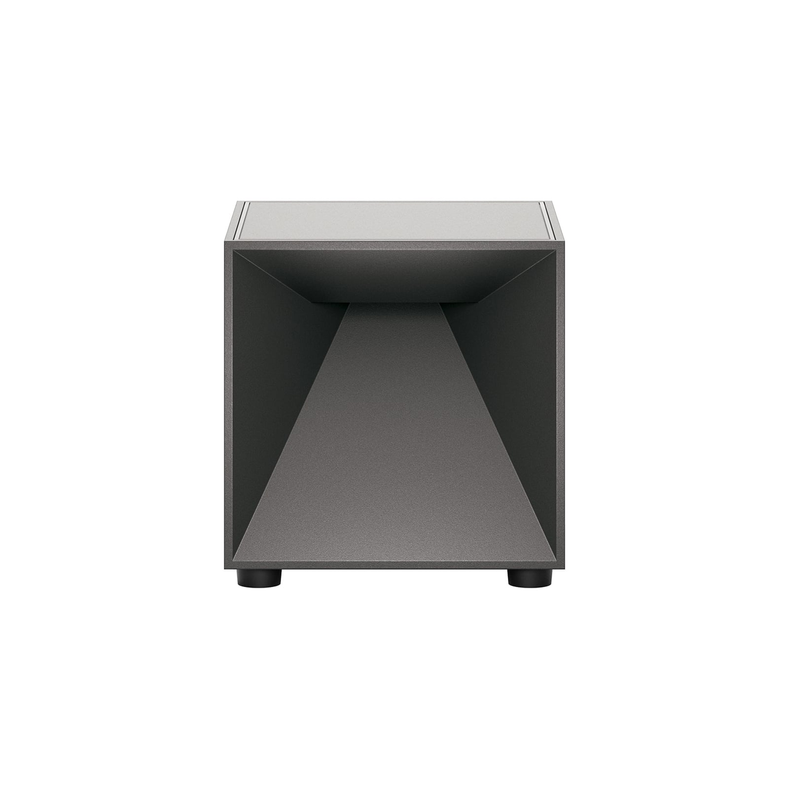 LED bordlampe Nutalis mini oppladbar dimbar grafitt IP54 montert