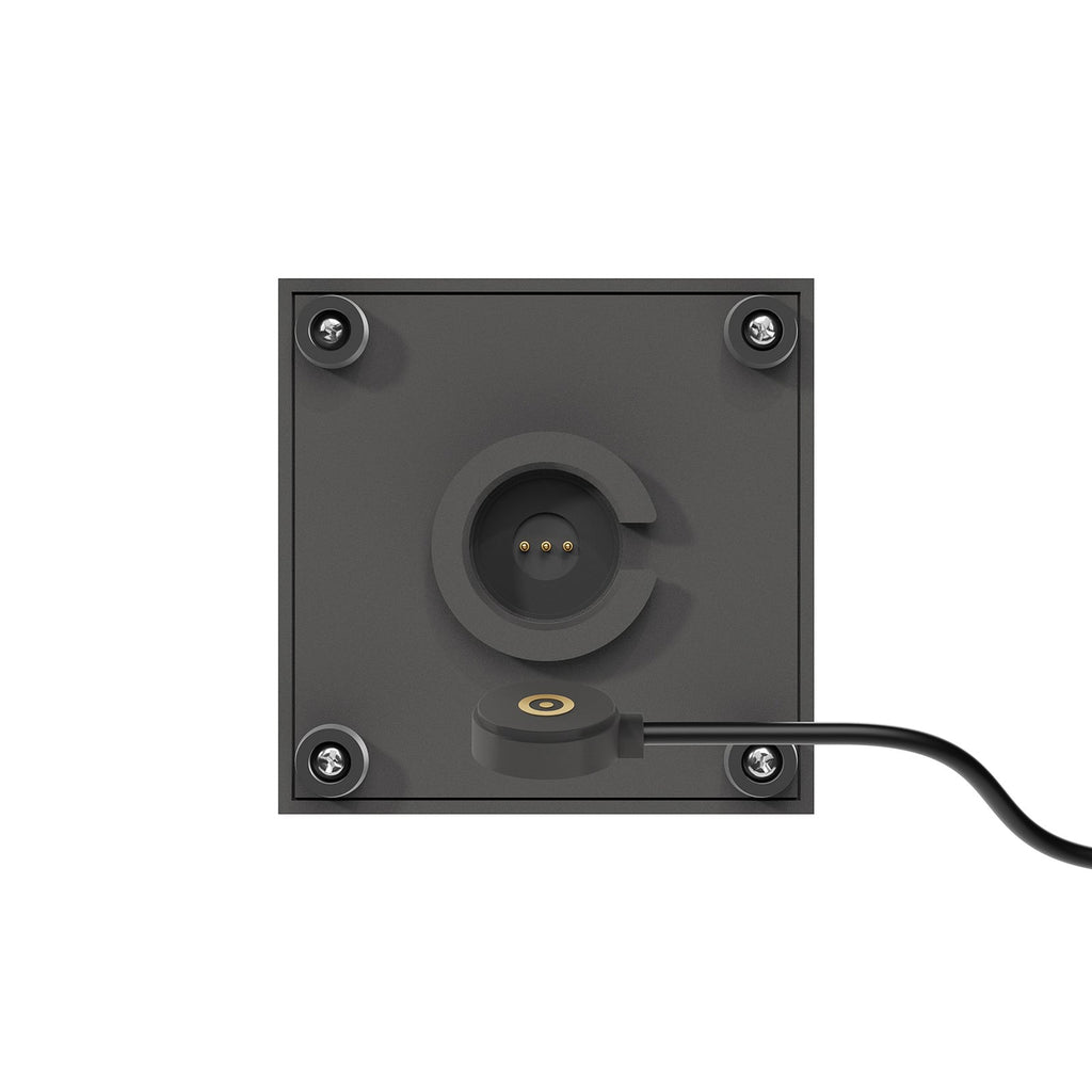 LED bordlampe Nutalis mini oppladbar dimbar grafitt IP54 touch-sensor