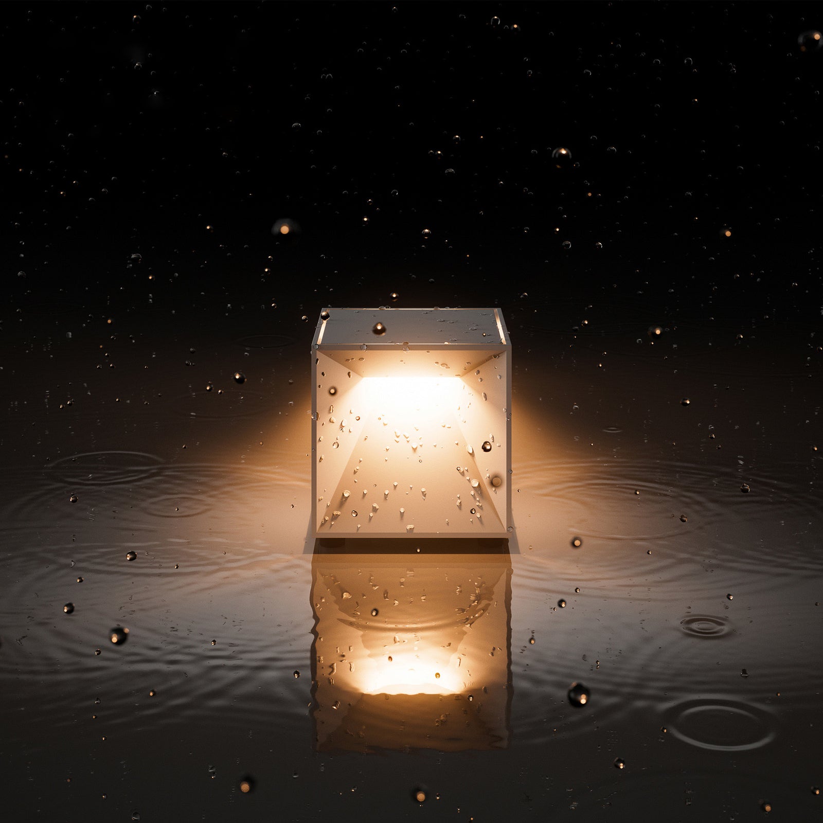 LED bordlampe Nutalis mini oppladbar dimbar grafitt IP54 med magnetisk ladekabel