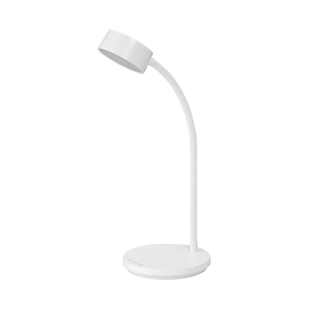 LED bordlampe Office Line Desk Cylinder CCT dimbar hvit forfra