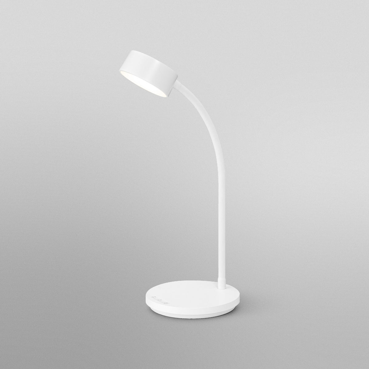 LED bordlampe Office Line Desk Cylinder CCT dimbar hvit montert på skrivebord