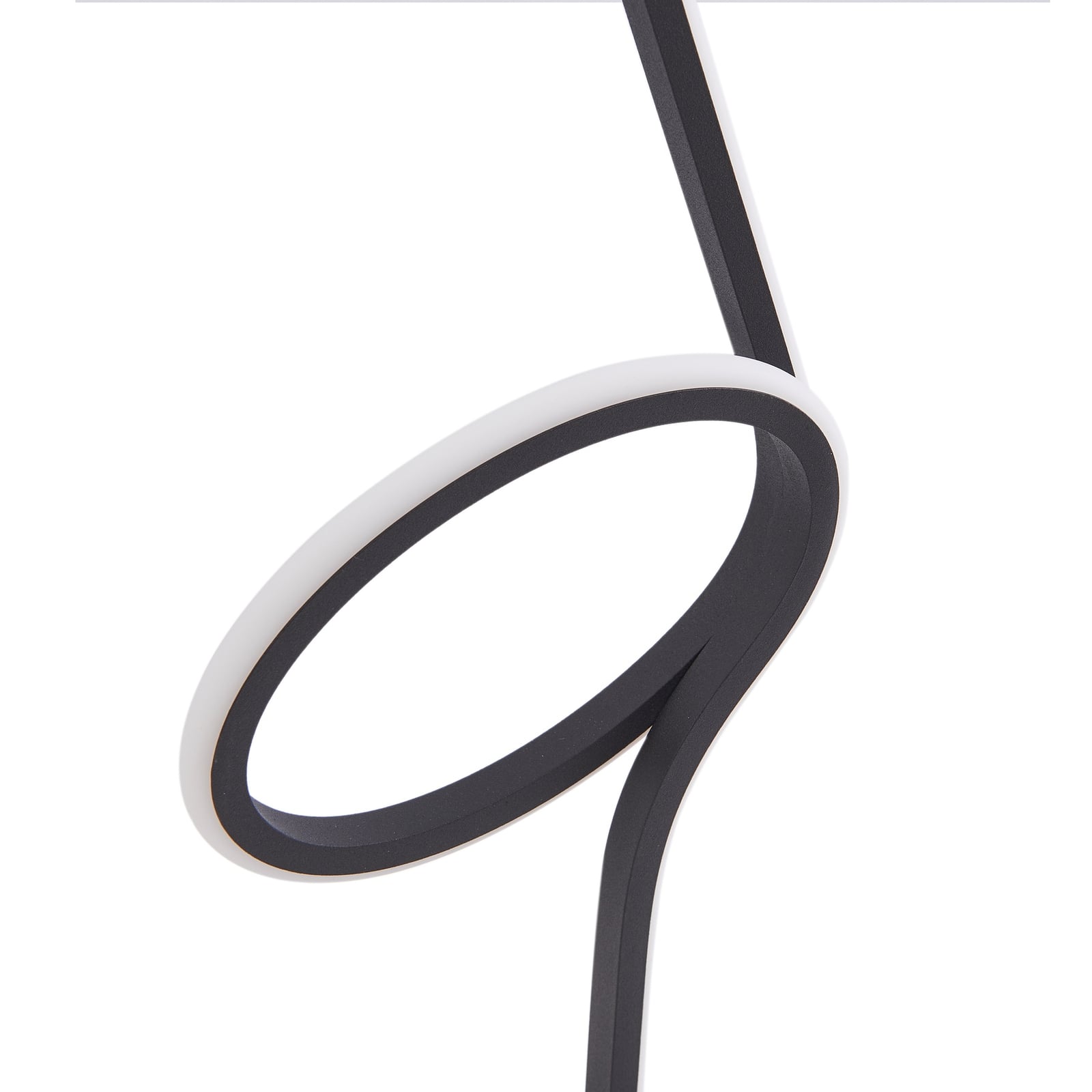 LED bordlampe Pajaro dimbar CCT svart kabel og kontakt