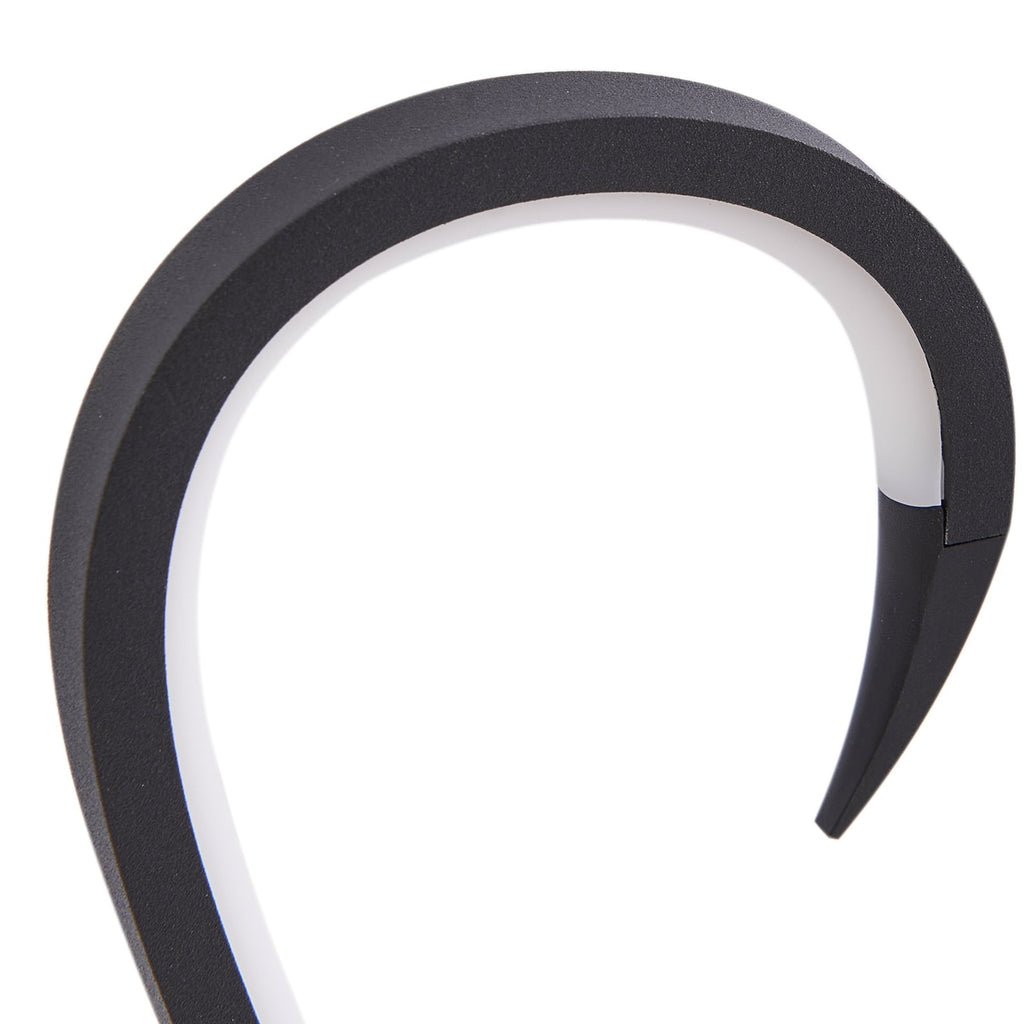 LED bordlampe Pajaro dimbar CCT svart sett fra siden