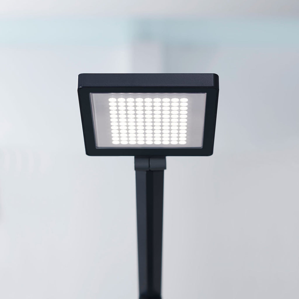 LED bordlampe PARA.MI FTL 108 R svart dimbar detalj av lampehode
