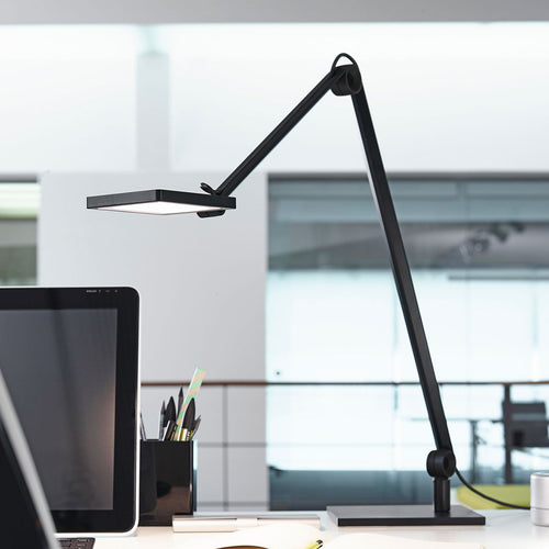 LED bordlampe PARA.MI FTL 108 R svart dimbar forfra