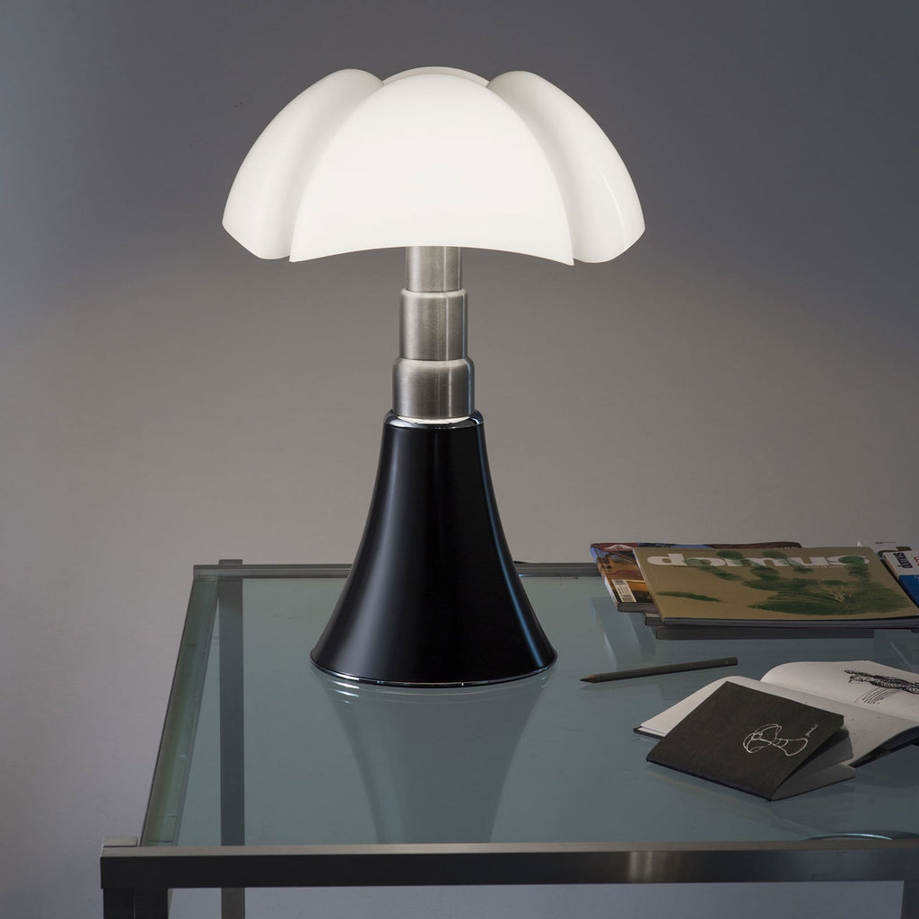 LED-bordlampe Pipistrello Med dimbar brun Ø40 cm bakside