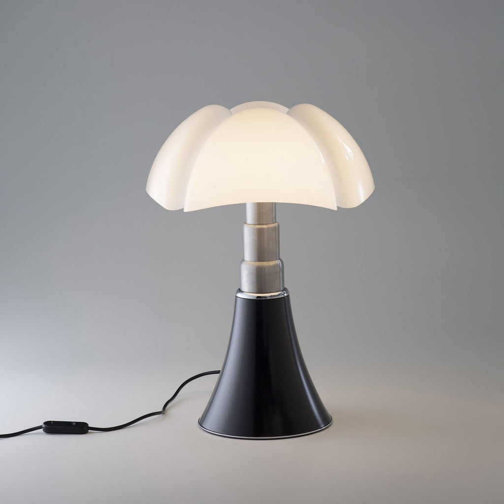 LED-bordlampe Pipistrello Med dimbar brun Ø40 cm med dimmer på kabel