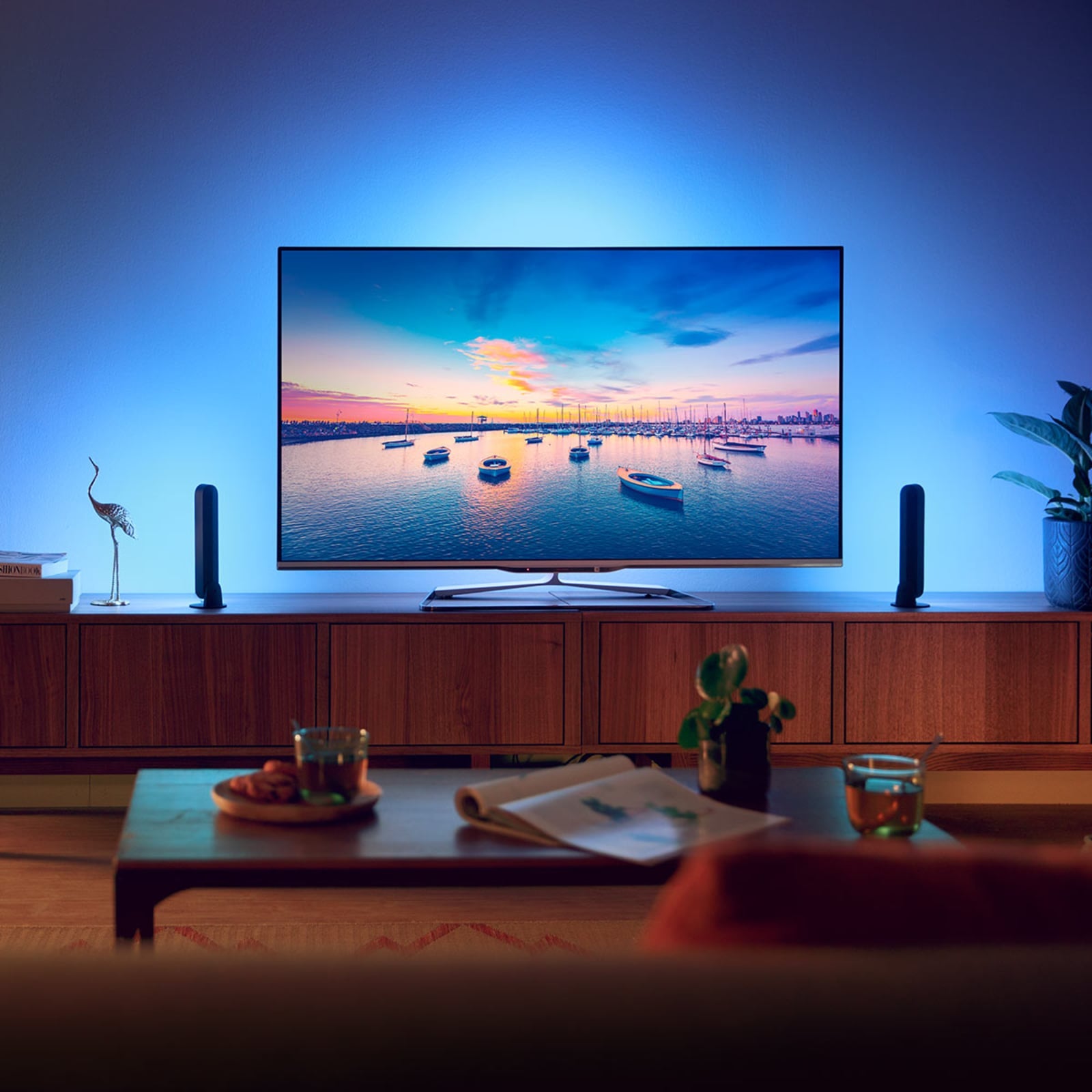 LED bordlampe Play Lightbar 2-pakning RGB svart 25,5 cm - Philips Hue