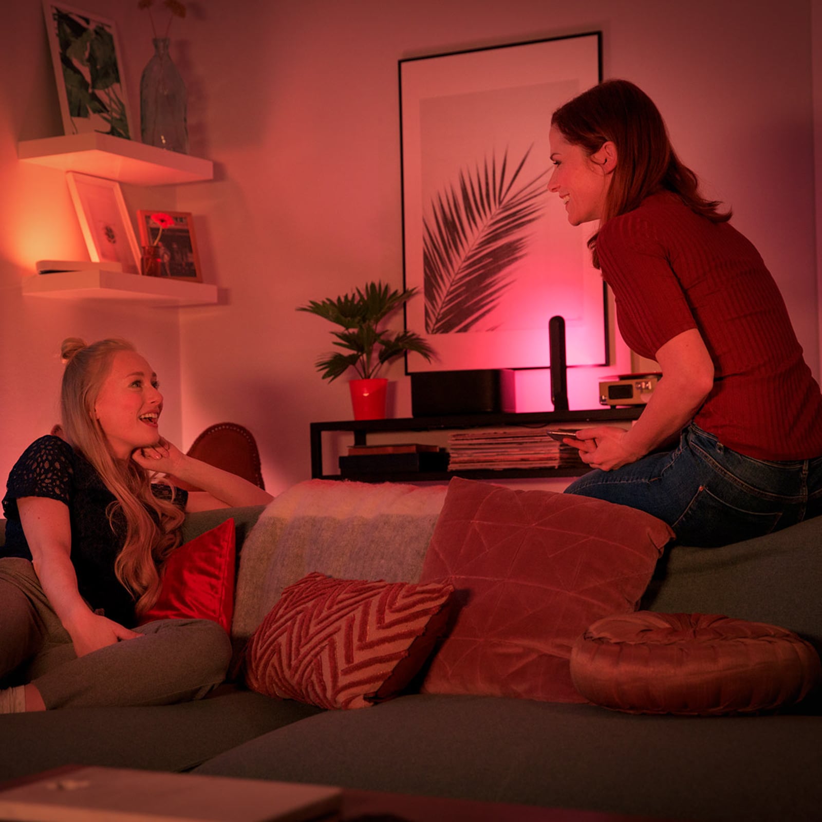 LED bordlampe Play Lightbar 2-pakning RGB svart 25,5 cm - Philips Hue