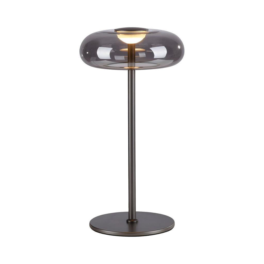 LED bordlampe Posh røykglass dimbar montert på bord