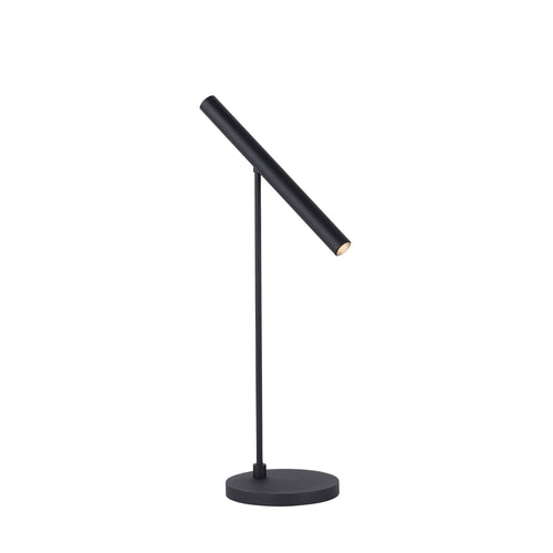 LED bordlampe Pure Tutua dimbar sensordimmer svart 6W forfra