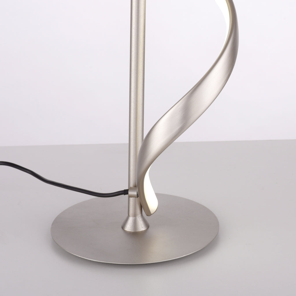 LED bordlampe Q-Swing dimbar stål 50 cm Zigbee montert