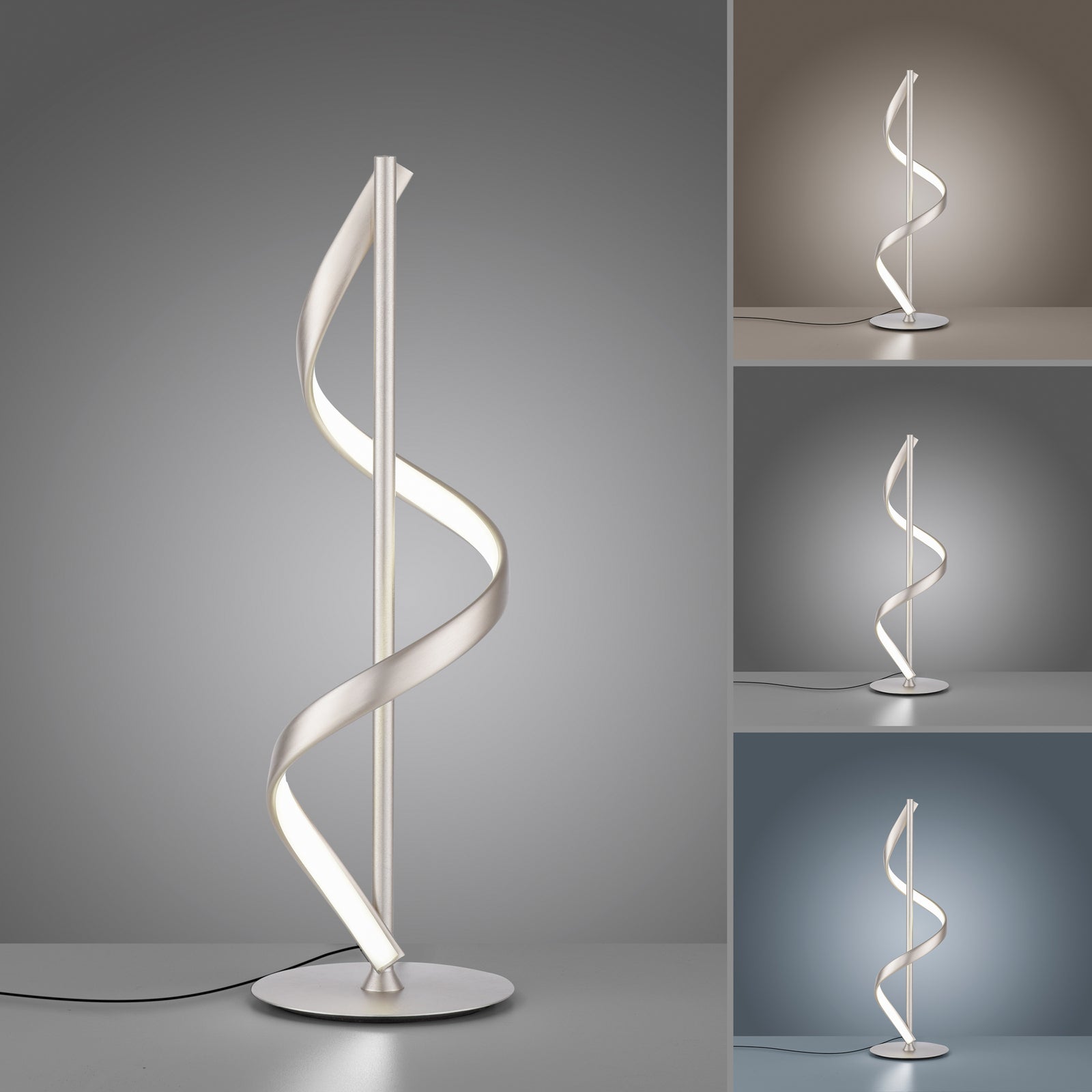 LED bordlampe Q-Swing dimbar stål 50 cm Zigbee nærbilde