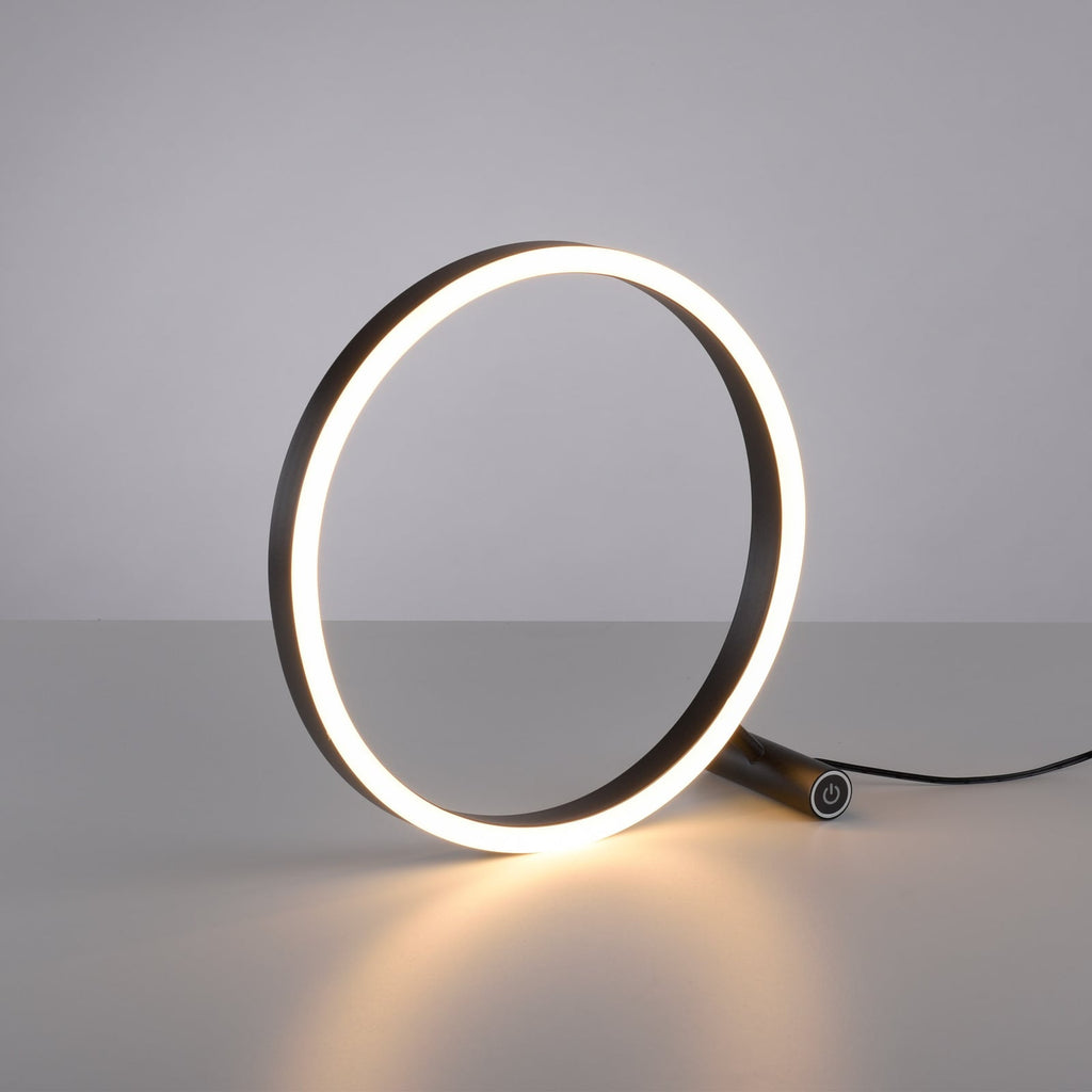 LED-bordlampe Ritus dimbar antrasitt aluminium 28 cm forfra