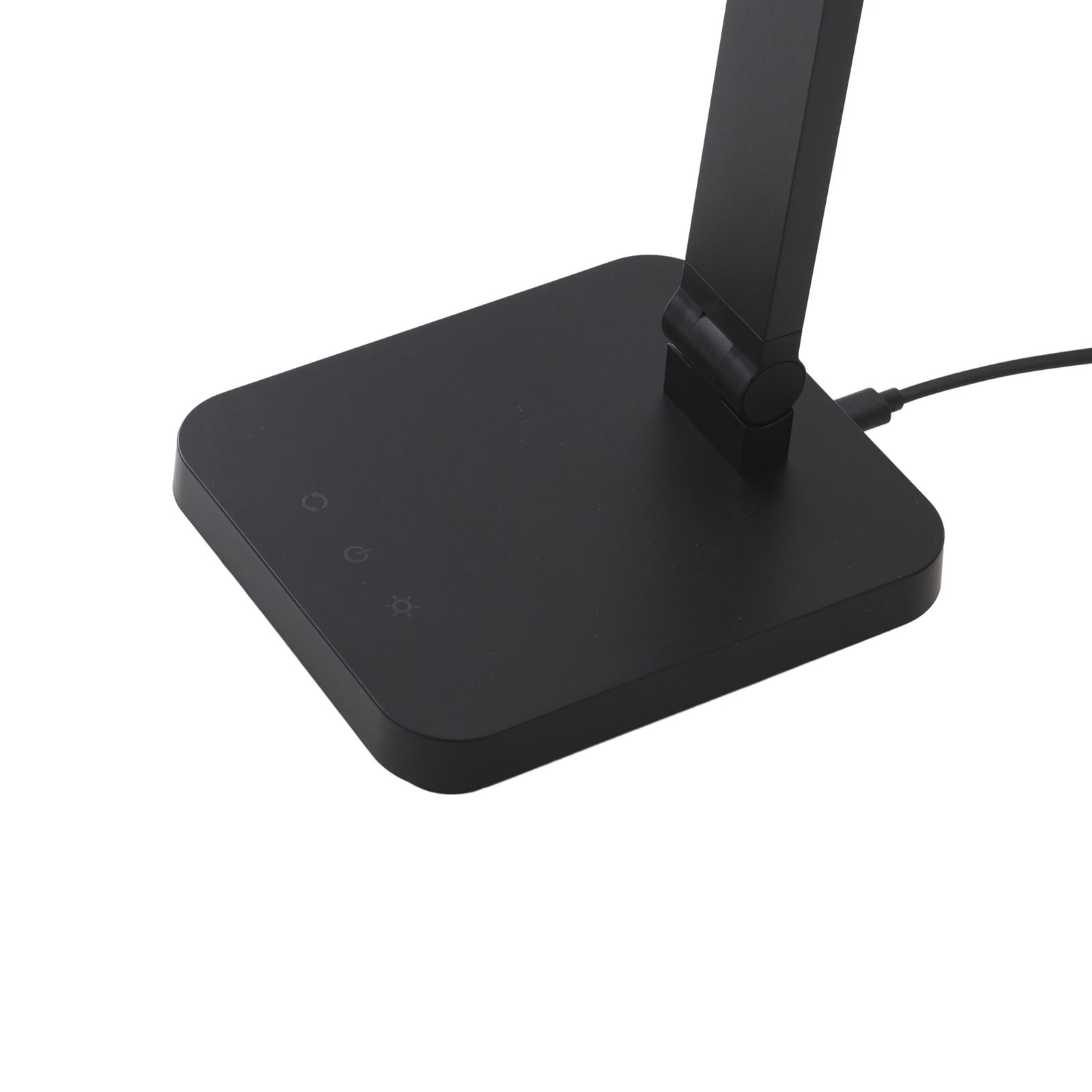 LED bordlampe Rylas dimbar svart CCT USB 6,5W med justerbar lysstyrke