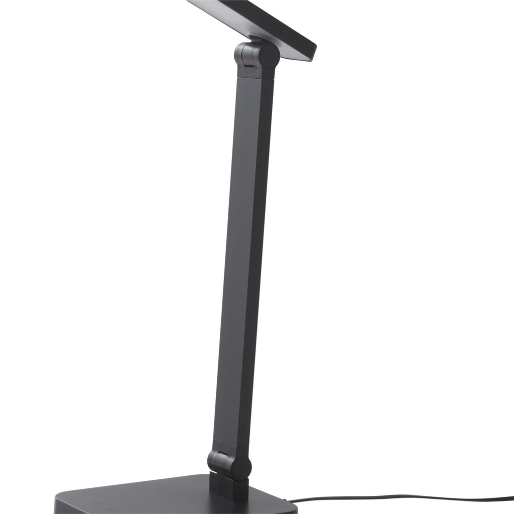 Sideprofil av LED bordlampe Rylas dimbar svart CCT USB 6,5W