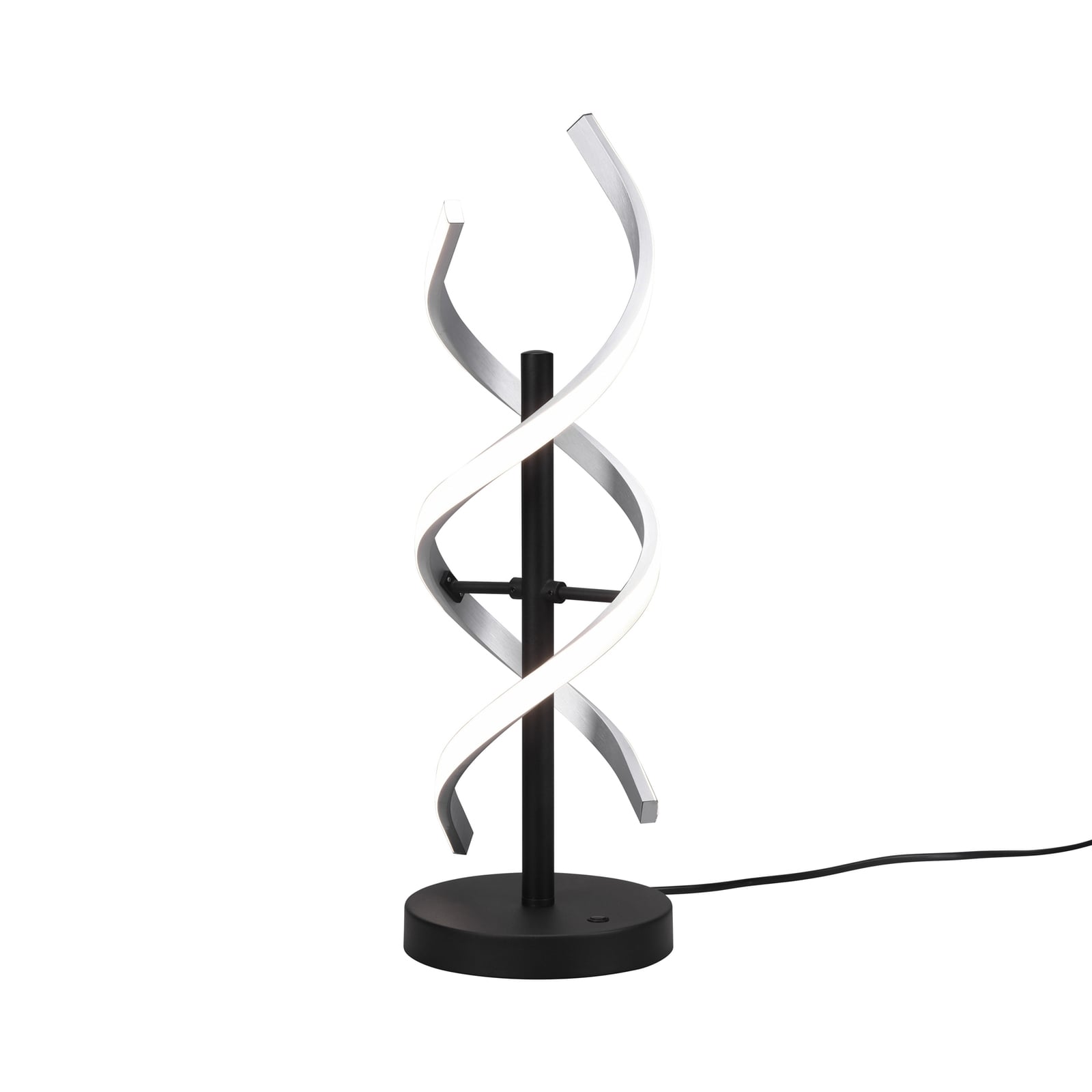 LED-bordlampe Sequence dimbar CCT aluminium montert på bord