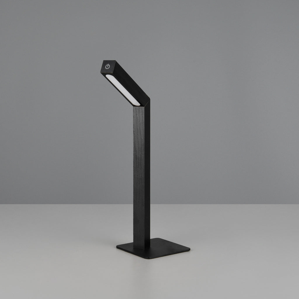 LED bordlampe Skip dimbar MDF svart 37,5 cm USB-kabel inkludert