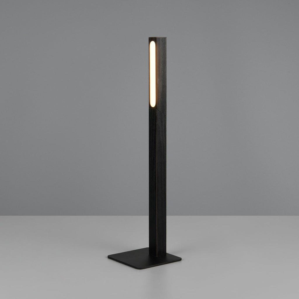 LED bordlampe Skip dimbar MDF svart 37,5 cm vinklet lampehode