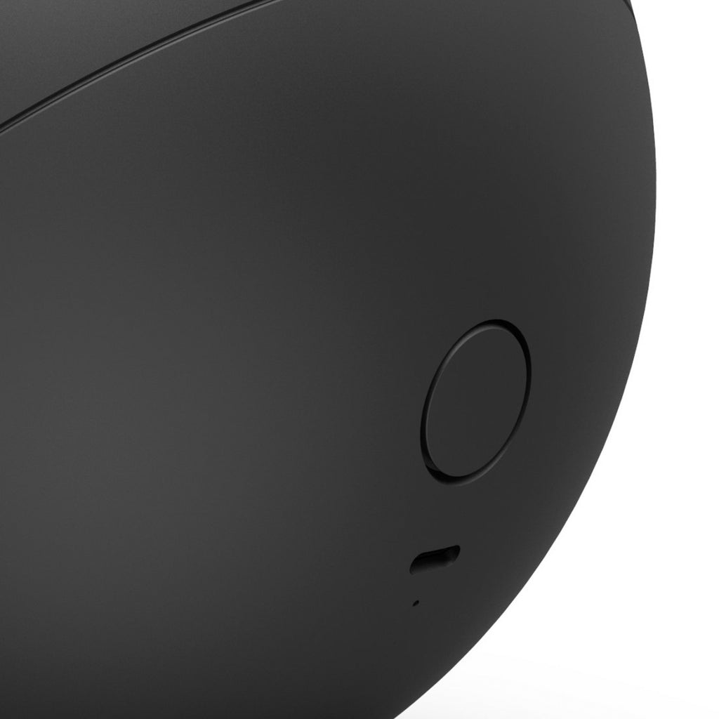 LED bordlampe smart WiFi RGBW dimbar svart Ø17,5 cm montert på bord