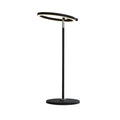 LED bordlampe Space dimbar svart metall 12W front